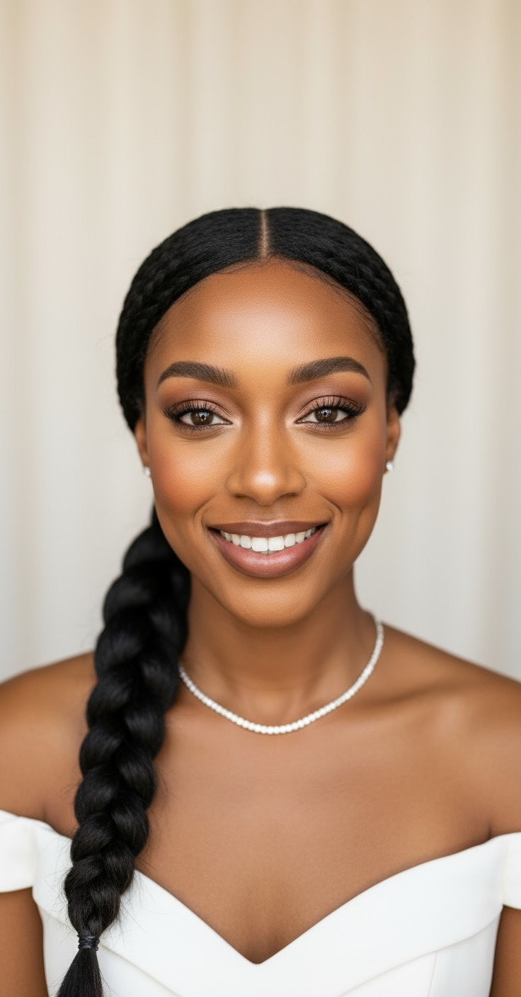 After Fishtail Braid For Wedding